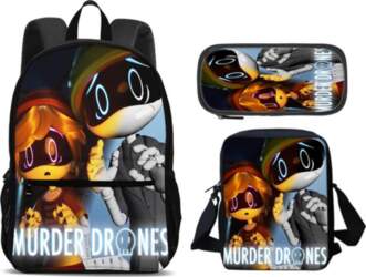 Murder Drones Backpack Pen Bag Shoulder