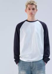 MUSINSA STANDARD Relaxed Rib Cuff Raglan