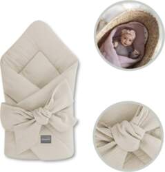Muslin Swaddle Wrap Beige