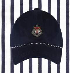 NAVY CAP Wappen Patch & Stripe
