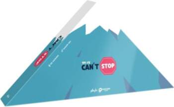 Popcorn Games Can`t Stop Triangle blue