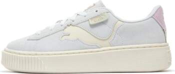 Puma  Suede Platform Cutout - Silver