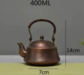 Pure Copper Tea Kettle, Handmade Teapot