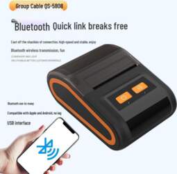 QS5808 Mini Thermal Bluetooth Receipt Printer