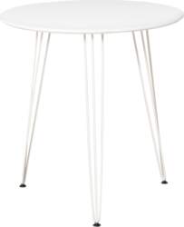 Round Dining Table with Metal Fork