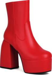 Round Head Thick High Heel Waterproof