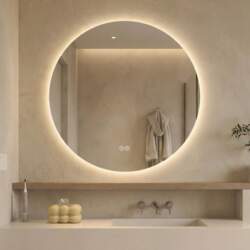 Round LED Bathroom Mirror 70 cm