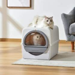 Semi-Automatic Pull Out Cat Litter Box