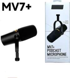 Shure MV7+ Mikrofons melns