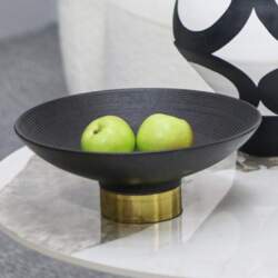 Simple Ceramic Fruit Plate Ornaments Light