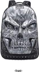 Skull Design Soft PU Leather Backpack