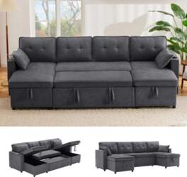 Sleeper Sofa, Sleep Function, U-Shaped Sofa