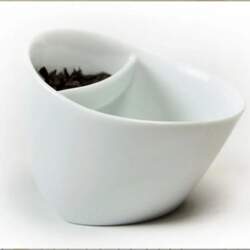 Smart Tilt Ceramic Tea Cup Personality