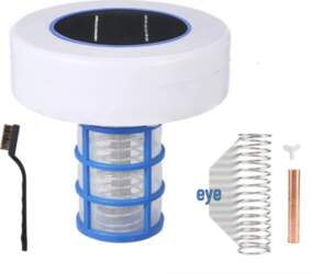 Solar Pool Ionizer: Copper & Silver