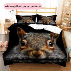 Squirrel Pattern Bedding Home Decoration Birthday