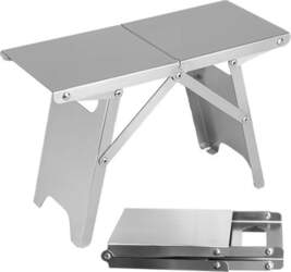 Stainless Steel Compact Camping Table Folding