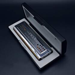 SWAN 24 Hole Tremolo Harmonica Polyphonic