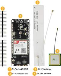 T-Call A7670e ESP32 Development Board 4G