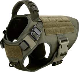 Tactical Dog Harness with MOLLE System