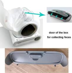 TONEPIE Automatic Cat Litter Accessories Box