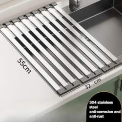 Tri-Fold 304 Stainless Steel Kitchen Sink