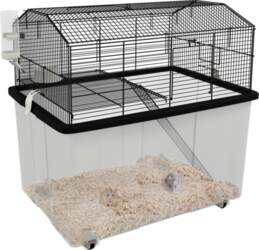 Two-Tier Gerbil Cage, Hamster Cage for