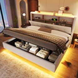 Upholstered Bed, 180 × 200 cm