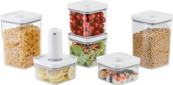 Vacuum storage container automatic 7-piece set