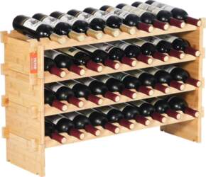 VEVOR 36 Bottle Stackable Modular Wine