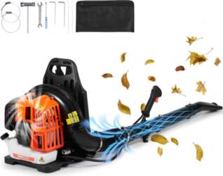 VEVOR Backpack Leaf Blower, 52CC 2-Cycle