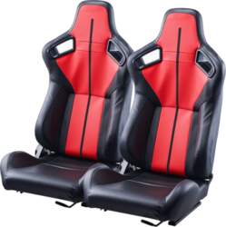 VEVOR Racing Seat, 2 Set, Adjustable