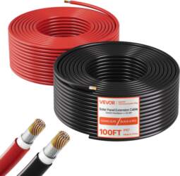 VEVOR Solar Panel Wire, 30.48