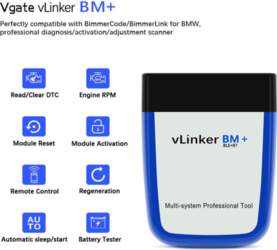 Vgate vLinker BM+ priekš BMW Bimmercode