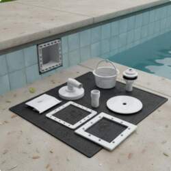 Wall Mount Pool Skimmer Construction Builtin