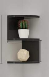 Wall Mounted Corner Storage Rack Triangular