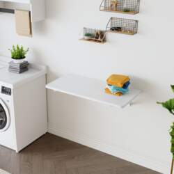 Wall-Mounted Folding Table for Small Rooms