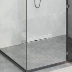Wall Mounted Shower Drain Silver 60