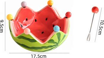 Watermelon Fruit Plate Creative Ceramic Fruit