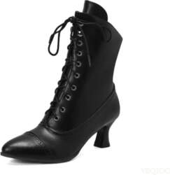 Winter style thick heeled short boots