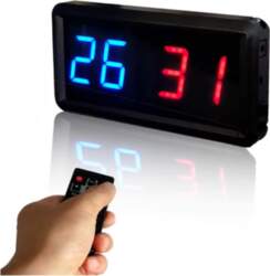 Wireless Remote-Controlled LED Scoreboard Display Unit
