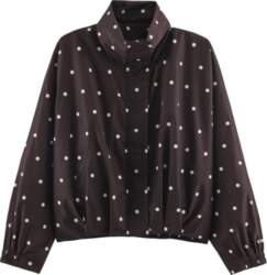 Womens Polka Dot Pilot Jacket 2026