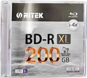 1PCS Ritek BD-R XL Double Sided