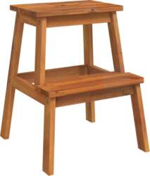 2 Step Wooden Step Stool 40
