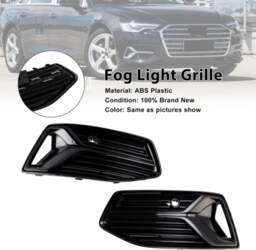 2PCS Front Bumper Fog Light Cover