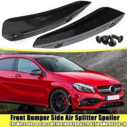 2Pcs Front BUmper Side Air Splitter