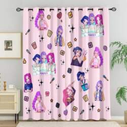 2pcs Hasbro Kpop Blackout Curtains Light