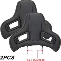 2pcs Racing Headrest with Plug Play