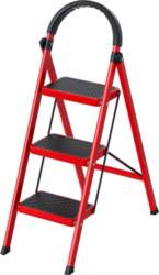 3 Step Folding Step Ladder, Heavy