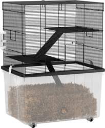 3-Tier Hamster Cage with Wheels, 2