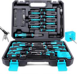 43Pcs Magnetic Screwdriver Bit Set with